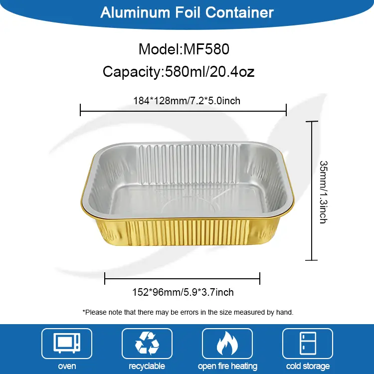 Kontaner Foil Baju Takeaway Aluminium