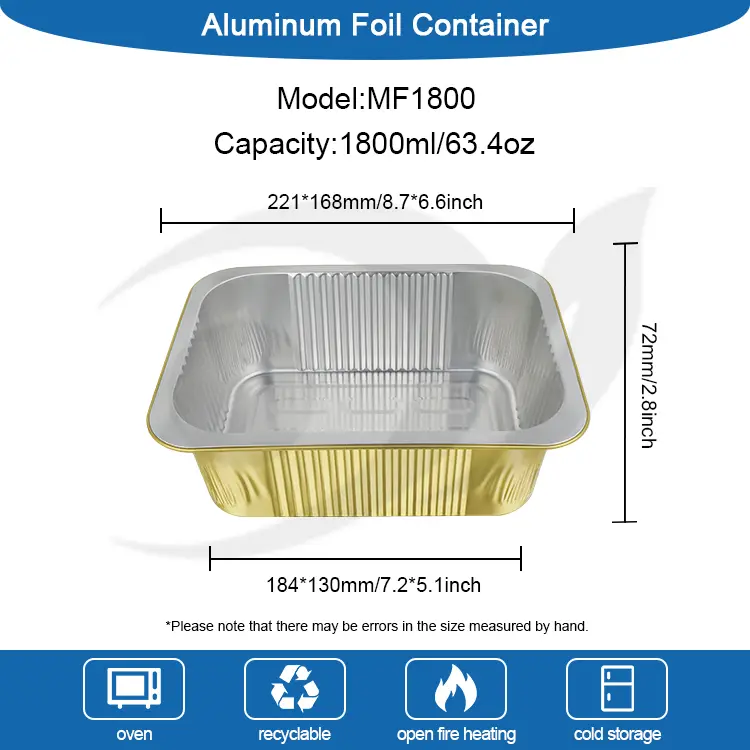 Kontaner Foil Squole Aluminium Squirum