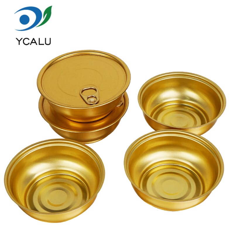 200ml Round Golden Aluminium Foil Bowl