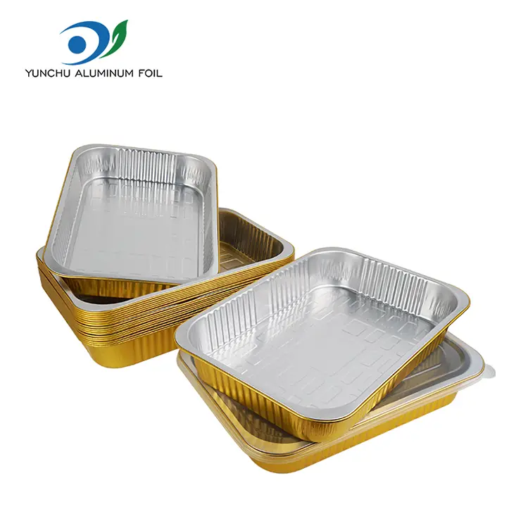 Kontaner Foil Baking Secara Secewa Secewa Secewa Secewa Secahan Aluminium