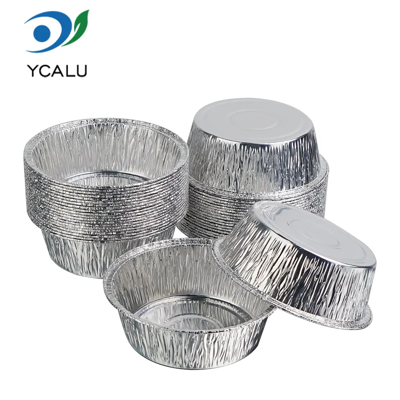Babak cilik baking Silver Aluminium Foil Wadah