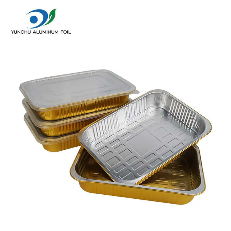 Kontaner Foil Baking Secara Secewa Secewa Secewa Secewa Secahan Aluminium