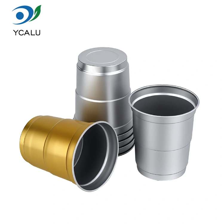 9oz Aluminium Disposable Minuman Dingin Piala Minuman Aluminium