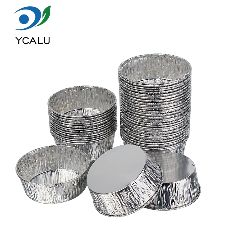 Baking kue sekali pakai Baking Wadah Makanan Aluminium Foil Perak