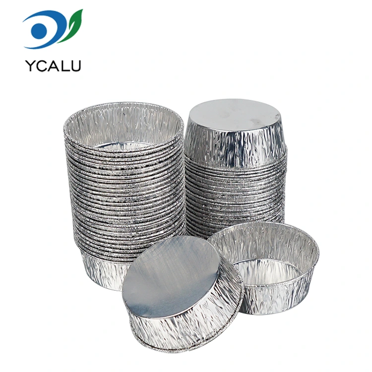 Baking kue sekali pakai Baking Wadah Makanan Aluminium Foil Perak