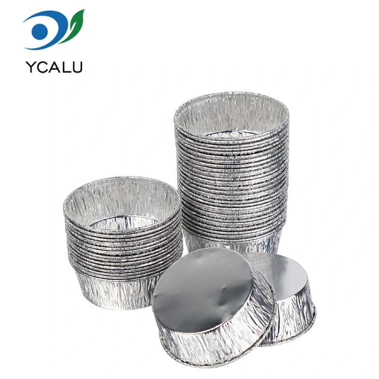 Baking kue sekali pakai Baking Wadah Makanan Aluminium Foil Perak
