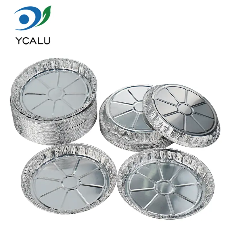 Wadah Pizza Pan Silver Aluminium Foil