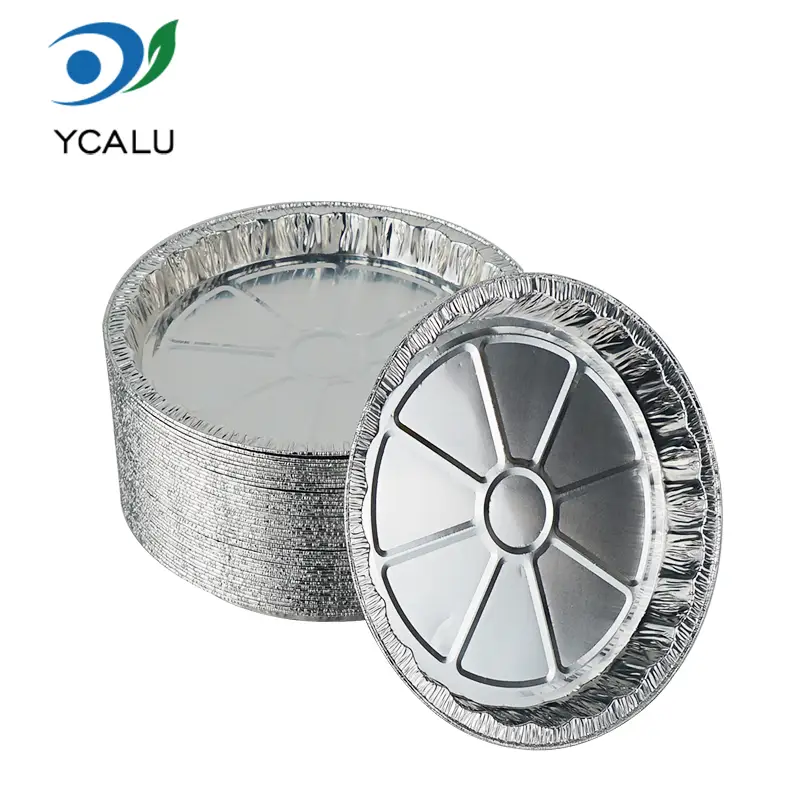 Wadah Pizza Pan Silver Aluminium Foil