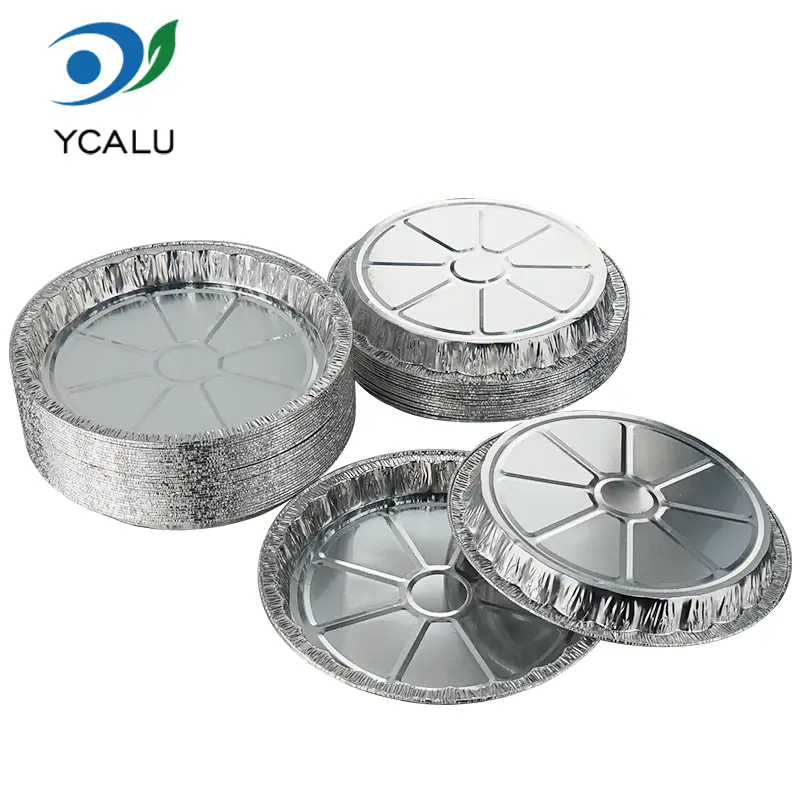 Wadah Pizza Pan Silver Aluminium Foil