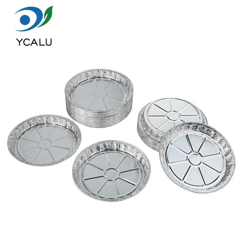 Wadah Pizza Pan Silver Aluminium Foil