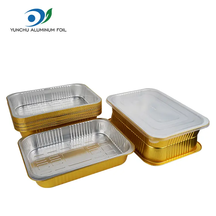 Kontaner Foil Baking Secara Secewa Secewa Secewa Secewa Secahan Aluminium