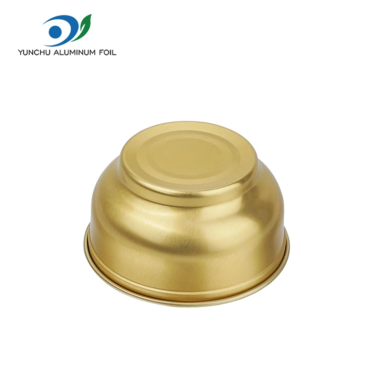 Kontaner Foil Emuminium Bowl Aluminium Cilik Emas cilik