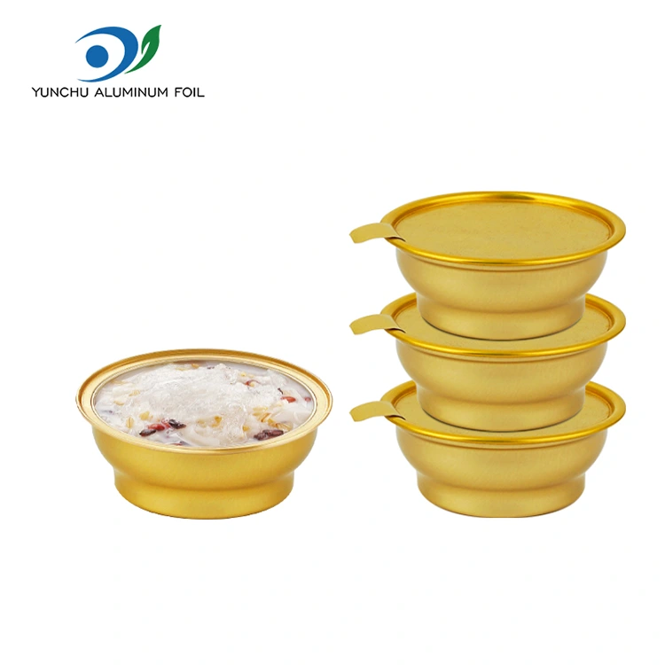 Kontan Takeaway sing bisa digunakake ing kontaner Foil Emuminium Golden Bowl Aluminium Kontan Takeaway sing bisa digunakake ing kontaner Foil Emuminium Golden Bowl Aluminium