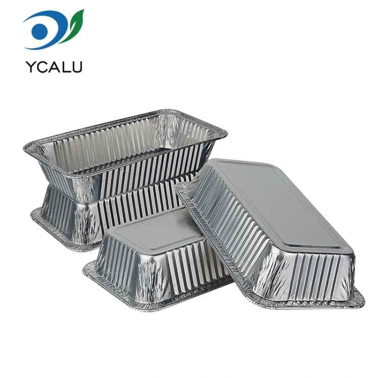 Pakai Silver Oven Panggangan Air Fryer Silver Aluminium Foil Food Wadah