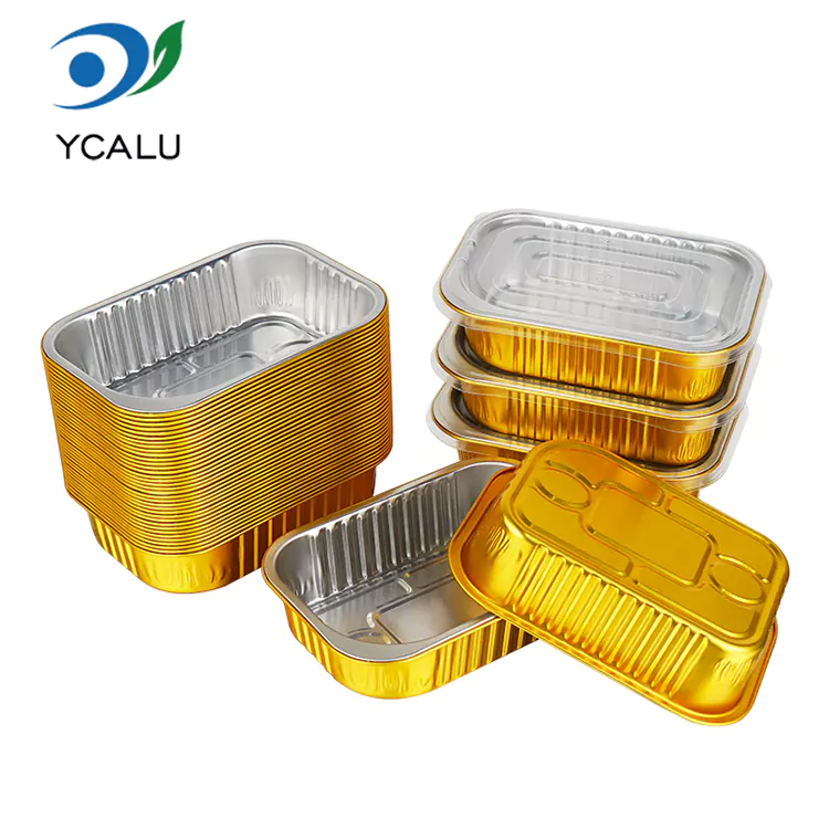 Disposable kothak catering takeaway Aluminium Foil Containers