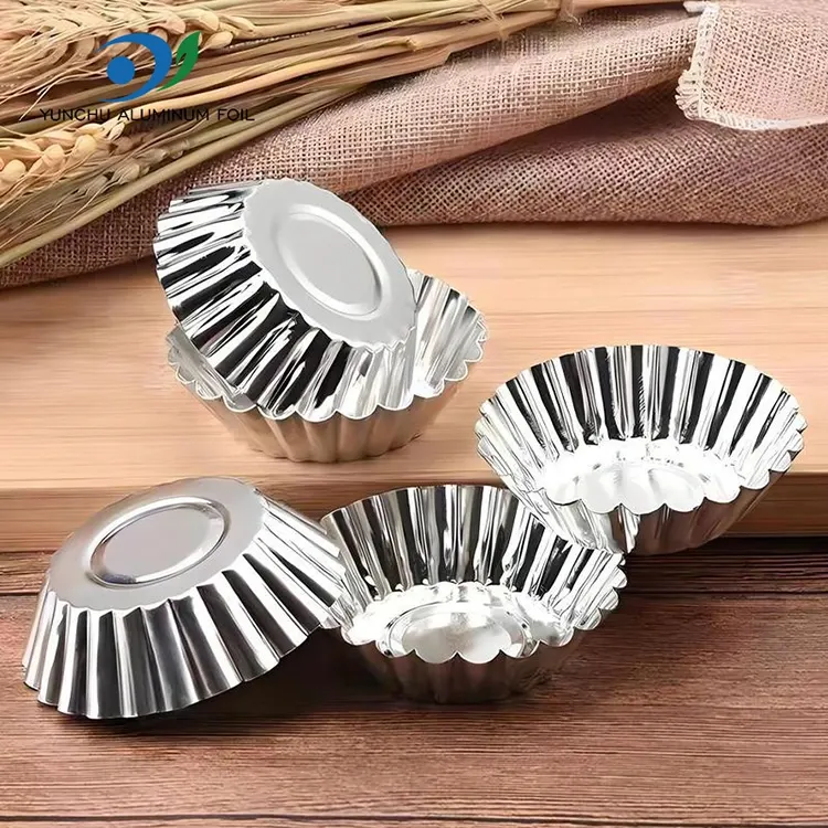 Endhog Tart Tast Tair baking wadhah panganan aluminium foil aluminium