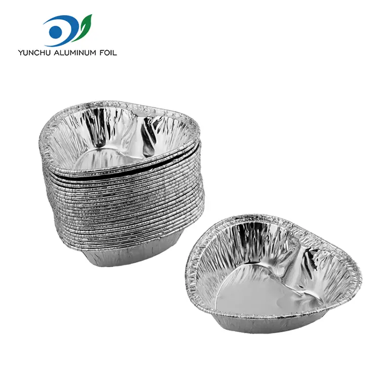 Kontain Kontan Kue Kontan Kue Ati sing Bentuk Fryer Silver Aluminium