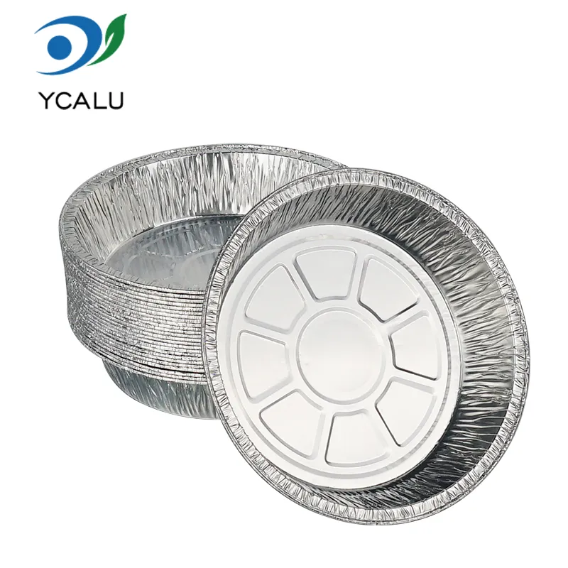 Wadah Aluminium Foil Perak Sekaligus kanggo Baking