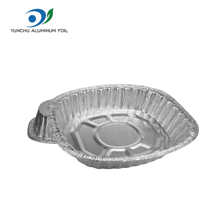 Kapasitas Gristle Ayam Panggang Ayam Aluminium Foil kontaner