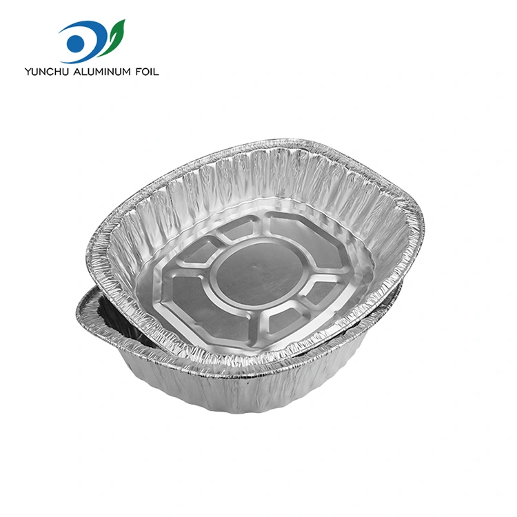Kapasitas Gristle Ayam Panggang Ayam Aluminium Foil kontaner