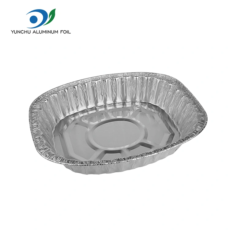 Kapasitas Gristle Ayam Panggang Ayam Aluminium Foil kontaner