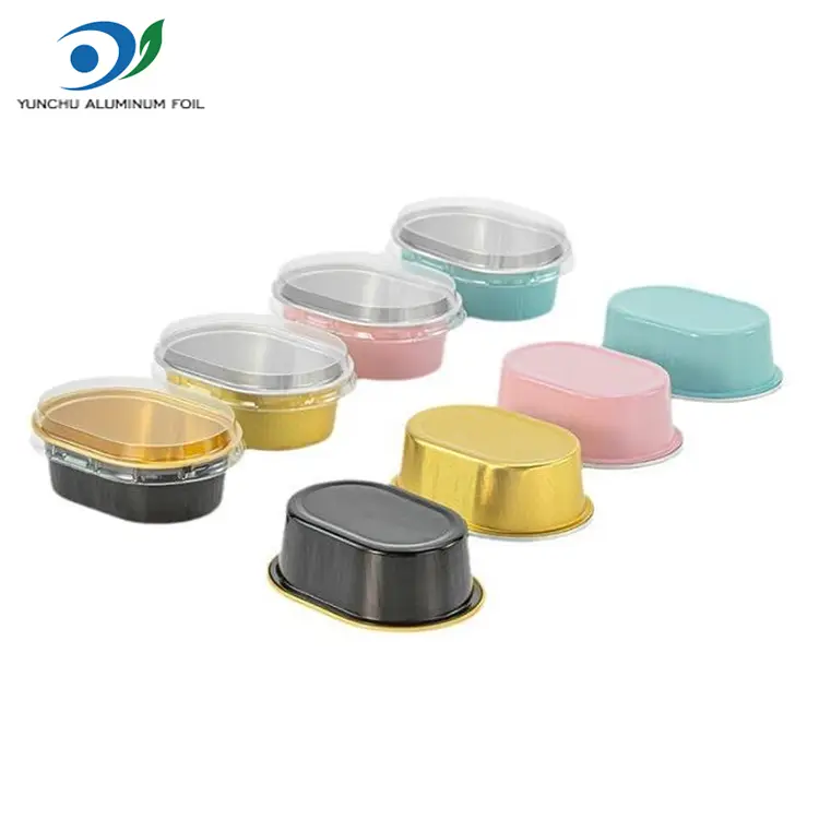 Kontaner Foil Aluminium Oval Light-Talled