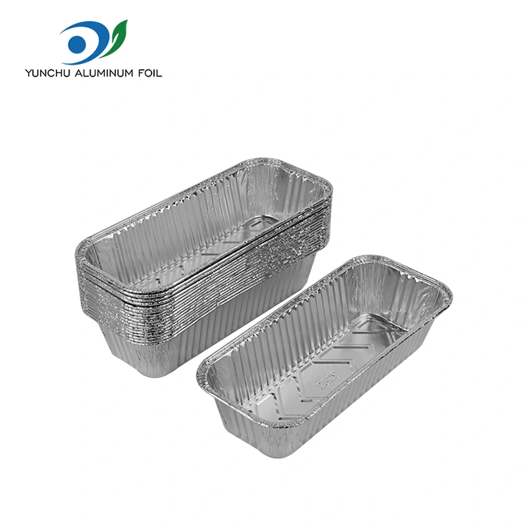 Kontan Baking Roti Panggang Secara Réptangum Perak Aluminium Foil