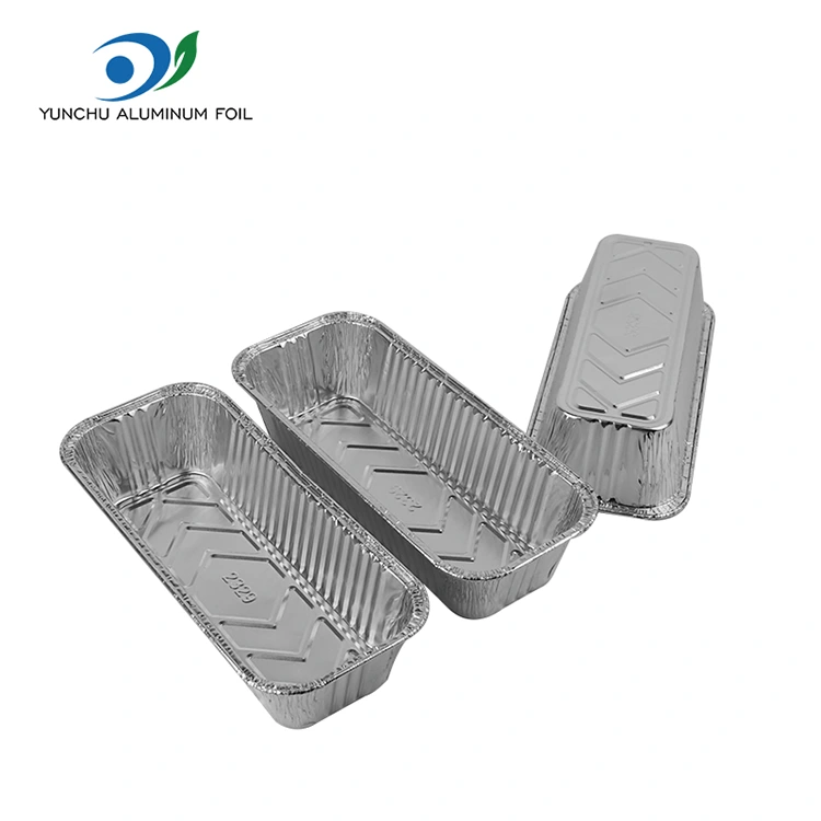 Kontan Baking Roti Panggang Secara Réptangum Perak Aluminium Foil