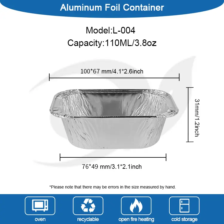 Kontaner Kue Baking persagi persononer