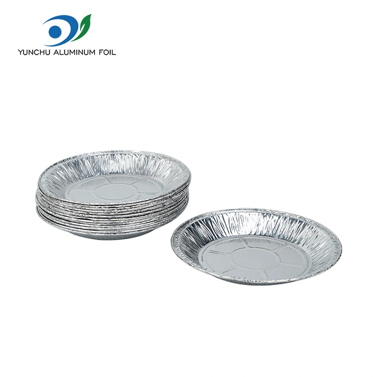 Wadhah panganan udara bunder sing perak aluminium Wadhah panganan udara bunder sing perak aluminium