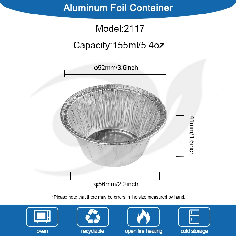 Wadhah panganan bunder perak roti aluminium