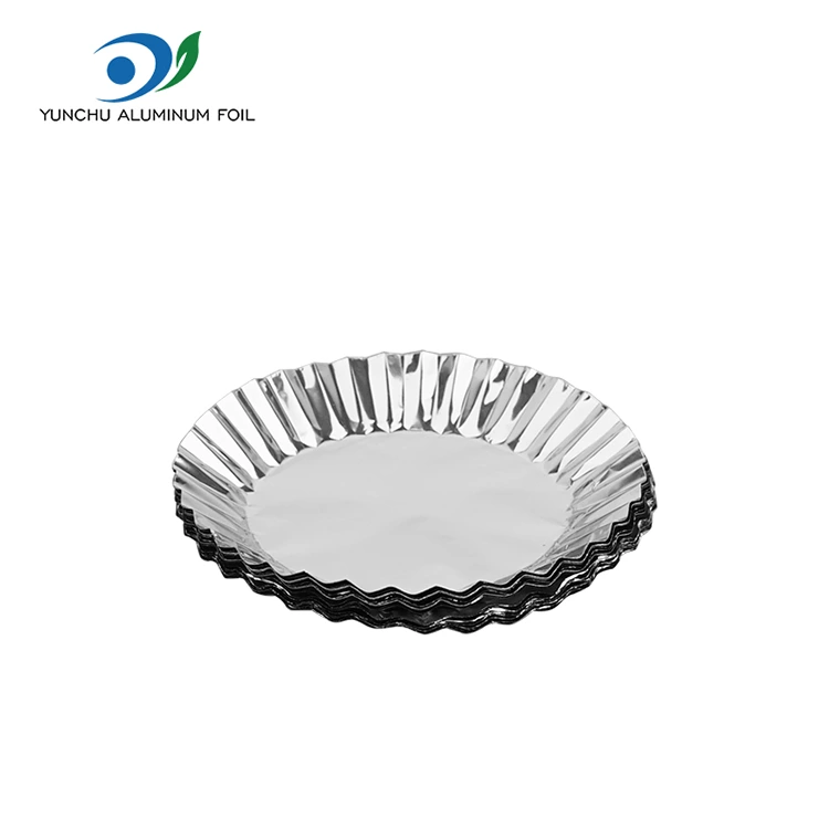 Tin roti roti bunder bunder kanthi wadhah panganan aluminium perak