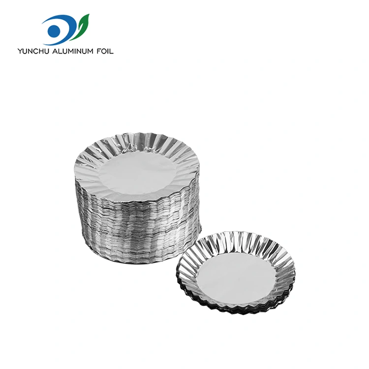 Tin roti roti bunder bunder kanthi wadhah panganan aluminium perak