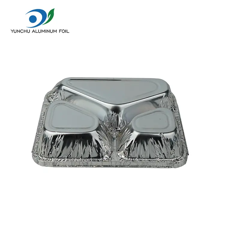 Wadah Takeaway Aluminium Foil Bentuk Khusus Kanggo Kemasan Panganan