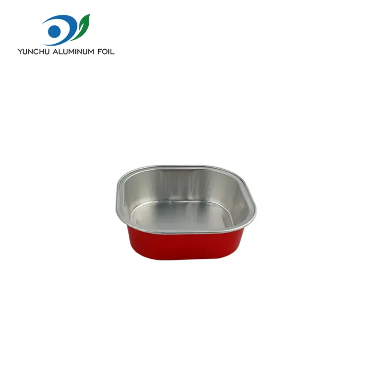 Bake alun-alun sing dadi kontaner foil aluminium sing apik