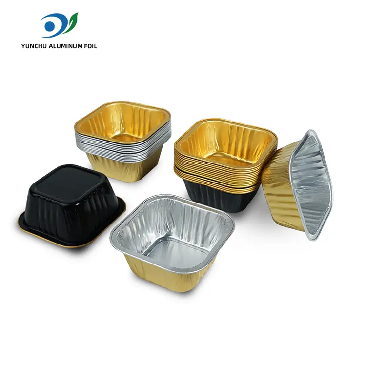Kontan Baking Square Square Spesierum Wadhah Aluminium Foil