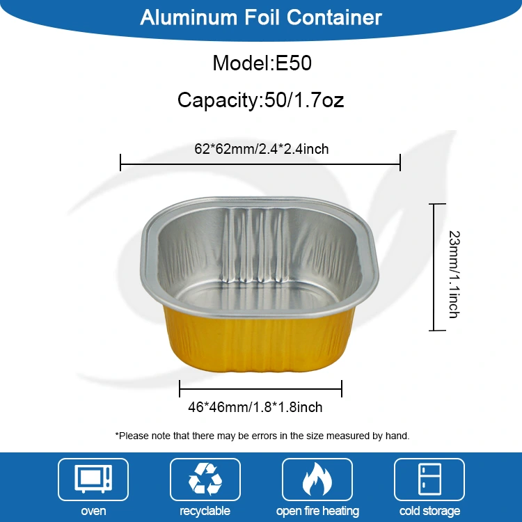 Kontaner panganan cuci square Square Cupes Cups Collowwall aluminium